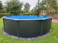 Pool mit Aluwand 488x120 Blumenthal - Farge Vorschau