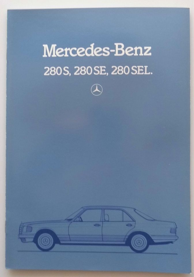 Mercedes-Benz Prospekt 280S, 280SE, 280SEL -W126 in Alfeld (Leine)