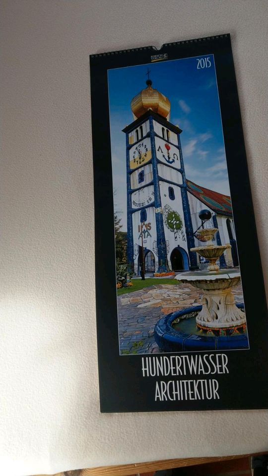 Hundertwasser Architektur Kalender 2015 Abholung in Guntersblum in Alsheim