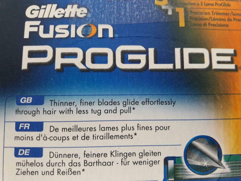 GILLETTE FUSION PROGLIDE Rasierapparat mit 1 Rasierklinge Neu! in Bochum