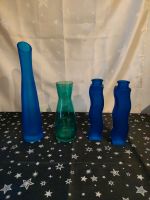 4 Vasen in blau und türkis Niedersachsen - Braunschweig Vorschau