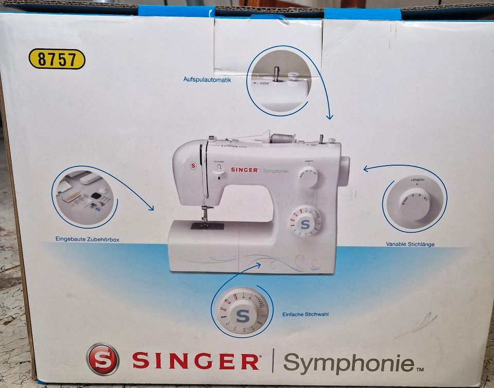 Nähmaschine singer Symphonie 8757 in Rheinland-Pfalz - Neustadt an der  Weinstraße | Weitere Haushaltsgeräte gebraucht kaufen | eBay Kleinanzeigen  ist jetzt Kleinanzeigen