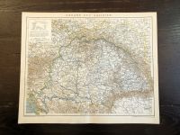 Alte Landkarte um 1895: Ungarn und Galizien München - Altstadt-Lehel Vorschau
