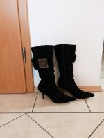 Stiefel Gr. 39 Sonntagsschuh extravagant aus Samt innen u. außen Bayern - Schwarzach Vorschau