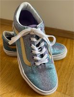 Vans Sneaker Glitzer Gold blau lila in Größe 34 München - Sendling-Westpark Vorschau