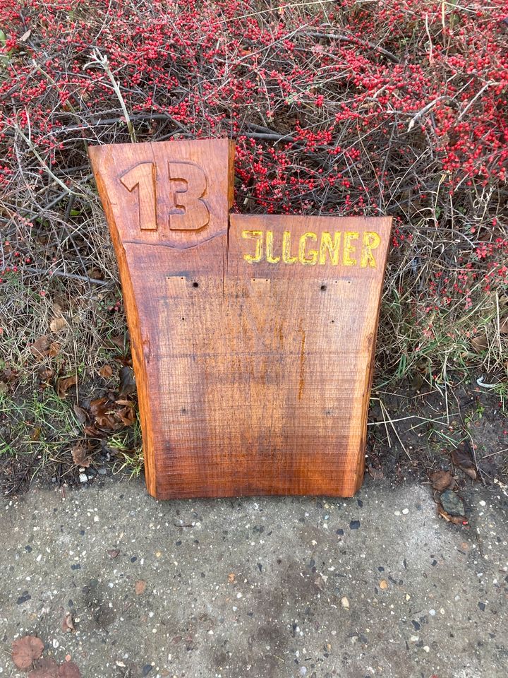 Holzschild Schild Werbeschild Holz massiv vintage in Dresden