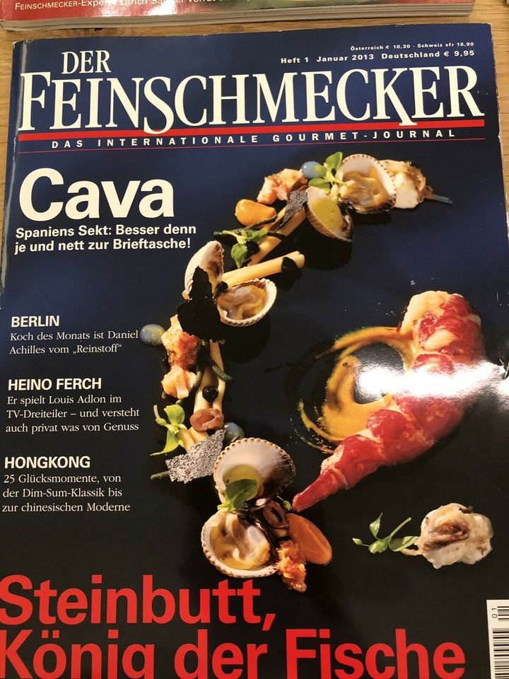 5x Der Feinschmecker Zeitschriften 2012/2013 in Düsseldorf