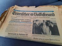 Sehr alte Zeitung,Bild am Sonntag und  Tr.Volksfreund. 20€ Rheinland-Pfalz - Wawern Saar Vorschau