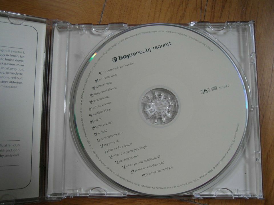 Gebrauchte CD (Album) "Boyzone - By Request" in München