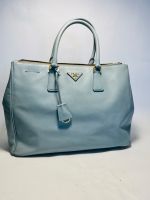 PRADA Große Galleria Saffiano Lux Leder hellblau Double Handtasch Dresden - Coschütz/Gittersee Vorschau