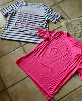 Shirts Kurzarm 2 Stück -rosa und gestreift Gr.40 Taifun+MD Style Sachsen - Riesa Vorschau