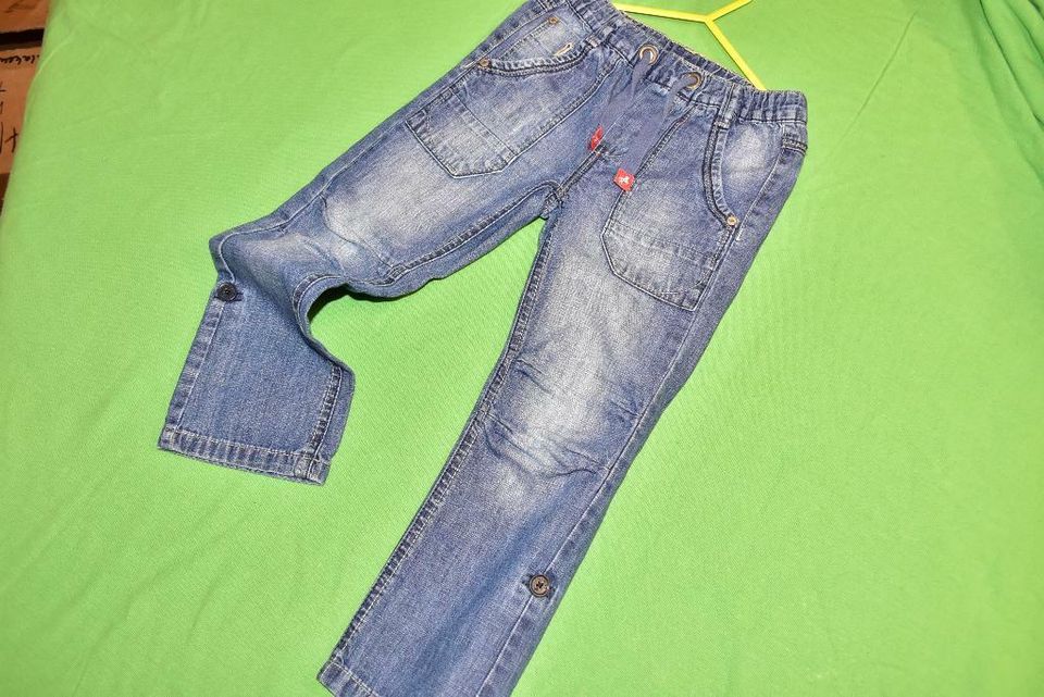 H&M Kinder Pulli gestreift Set m C&A Jeans blau Gr.98/104 Pullove in Wichtshausen