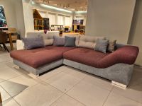 Ecksofa Condor | 275 x 210cm | Stoff | Grau / Dunkelrot Duisburg - Duisburg-Mitte Vorschau