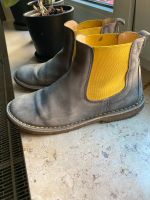 Chelsea Boots 36 grau/gelb Leder Dulis Schuhe Nürnberg (Mittelfr) - Mitte Vorschau