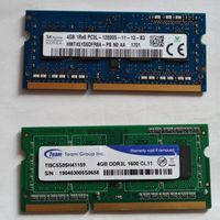 8 GB (2 x 4 GB) DDR3L RAM SO-DIMM Notebookspeicher Saarland - Quierschied Vorschau