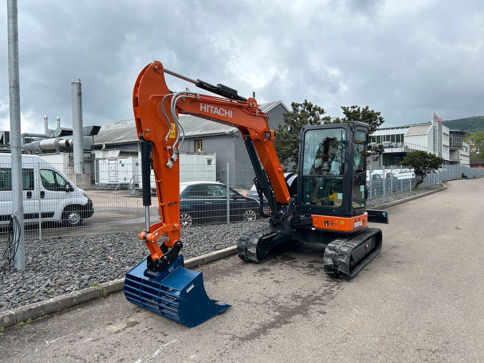 HITACHI ZX55U-6 CLR Kompaktbagger - NEU mit HS03 SW & Sieblöffel in Remshalden