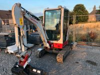 Vermiete Minibagger 2 Tonnen Takeuchi TB 216 Sortiergreifer Rheinland-Pfalz - Beltheim Vorschau