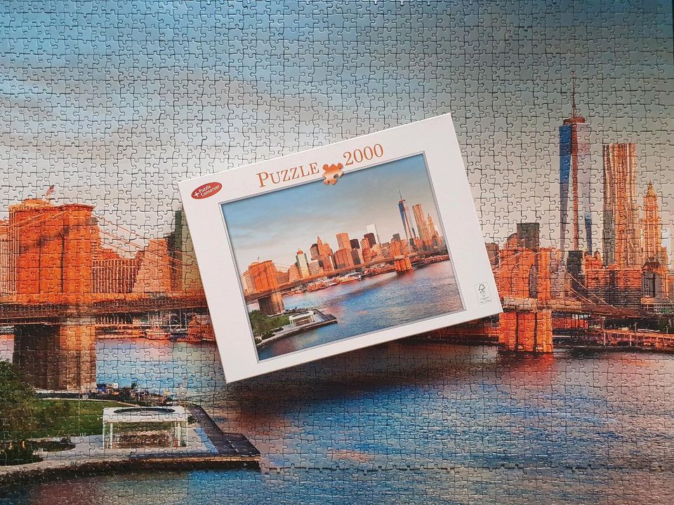 Blatz Puzzle 2000 Teile Skyline New York Stadt Szenerie in Euskirchen