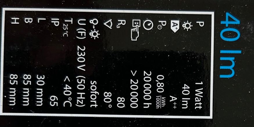 10x LED Treppenlicht Wandeinbauleuchte für innen und außen NEU in Worms