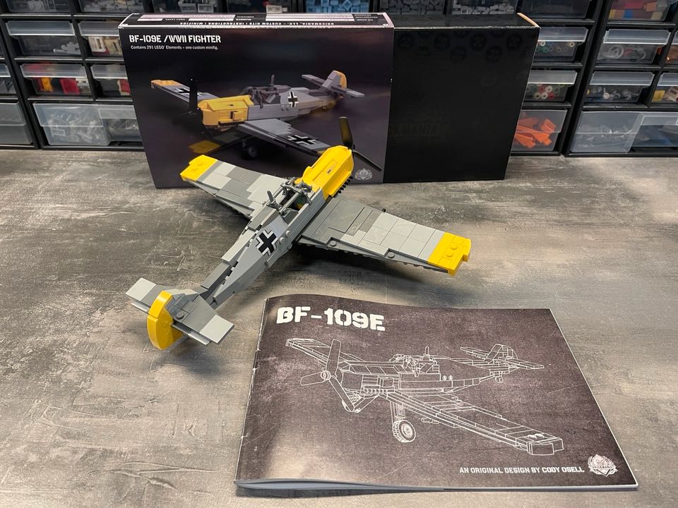Brickmania BF 109e WW2 Flugzeug Lego Moc in Markranstädt