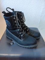Schwarz-dunkelgraue Schnürboots von Dockers by Gerli Hessen - Wiesbaden Vorschau