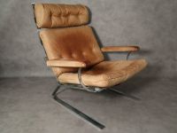 1x Cor Sinus Loungechair Sessel Leder Braun Vintage 70er Wuppertal - Heckinghausen Vorschau