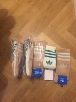 Adidas Originals Cozy Socken beige grün Sand vintage Retro Crew Hamburg-Nord - Hamburg Winterhude Vorschau