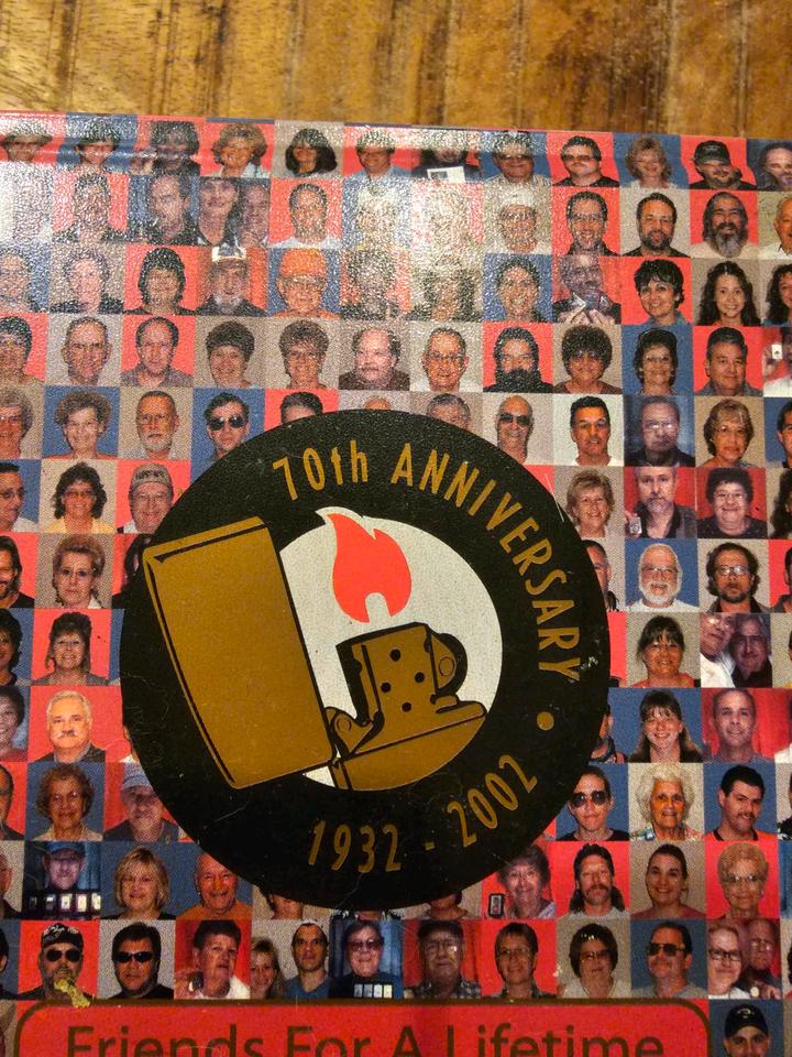 Zippo 70th Anniversary 1932-2002 Friends for a lifetime in Zippo 70th Anniversary 1932-2002 Friends for a lifetime in