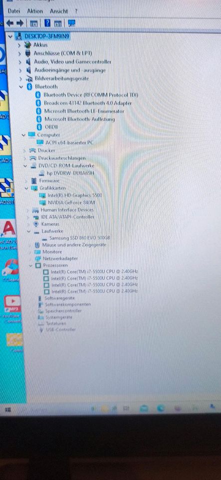 HP Pavilion Notebook i7, neuer Akku+SSD, 8GB, Geforce 640 Blueray in Schwalmtal