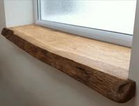 Fensterbank Eiche massiv | mit Baumkante | durchgehende Lamellen | Dicken: 22, 40 mm | Breiten: 420, 500 mm | Längen: 800 - 3000 mm Nordrhein-Westfalen - Mülheim (Ruhr) Vorschau