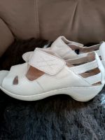 Sandalen 40 ,Leder,neu, Beige ,weite H Bayern - Vilsbiburg Vorschau