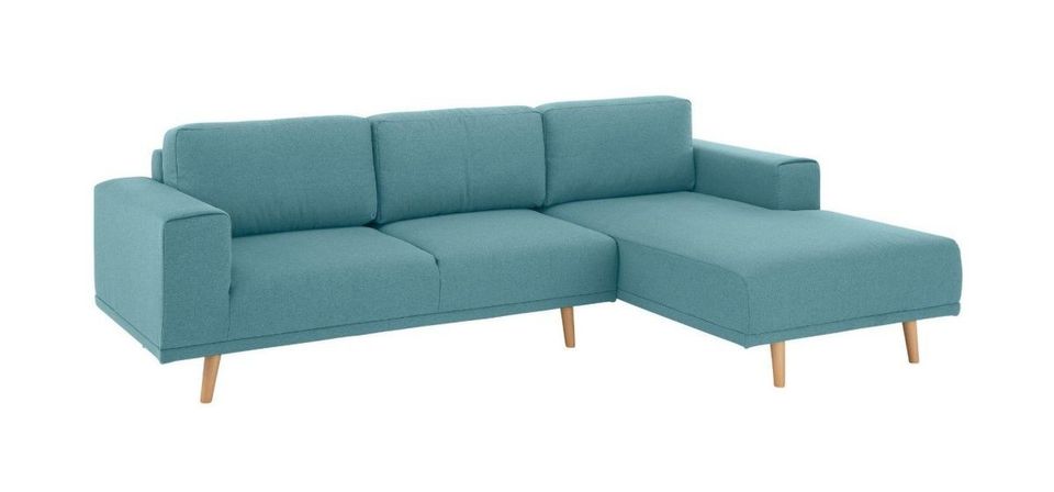 Ecksofa Sofa scandinavischem Stil Petrol 273cm Struktur fein NEU in Hamburg