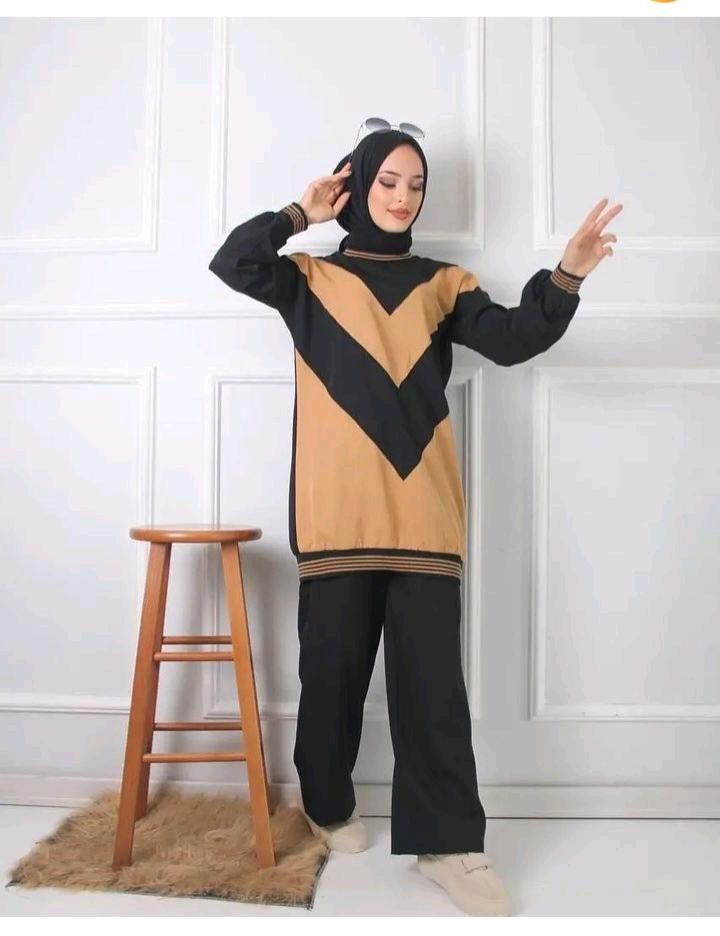 Damen Set Hijab / langarm T-Shirt+Hose / Anzug in München