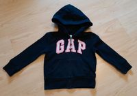 GAP Jacke (4-5) Größe 110 blau/rosa, Sweat Kapuzenjacke Hessen - Fernwald Vorschau