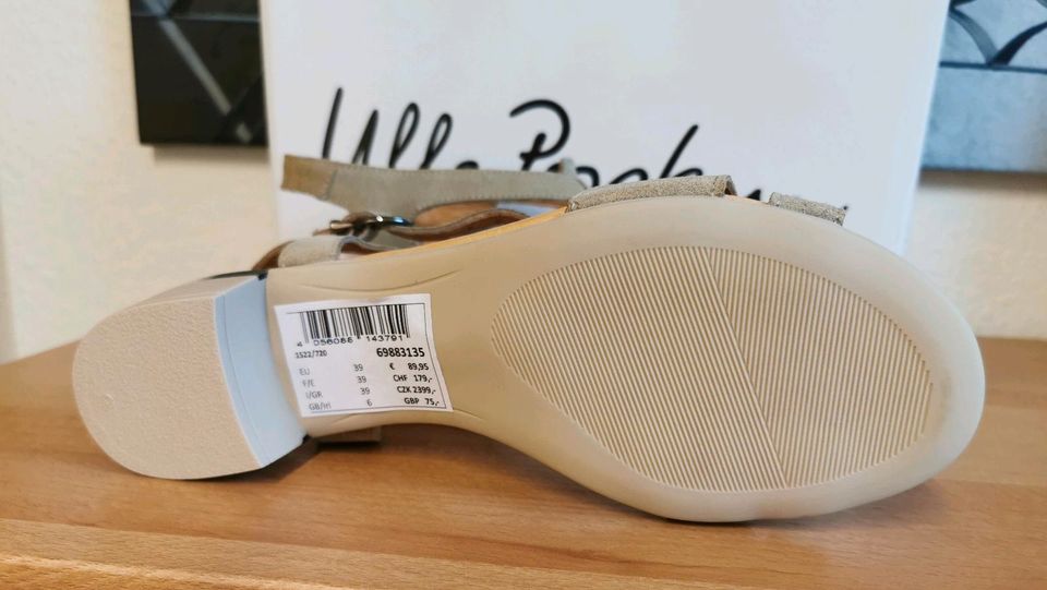 ⛔ NEU Sandalette ⛔ Ulla Popken Sandale beige Gr 39, 39,5 o. 6 in Achim