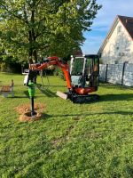 Erdbohrer für. Minibagger, Zaunbau, Fundament, Säulen Pool Bayern - Bad Abbach Vorschau