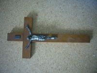 altes Holz Kreuz mit Figur ca. 40 cm x 20 cm Bayern - Walderbach Vorschau