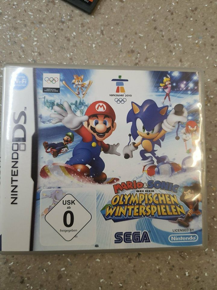 Nintendo DS Mario und Sonic bei den olympischen Winterspielen in Hattingen