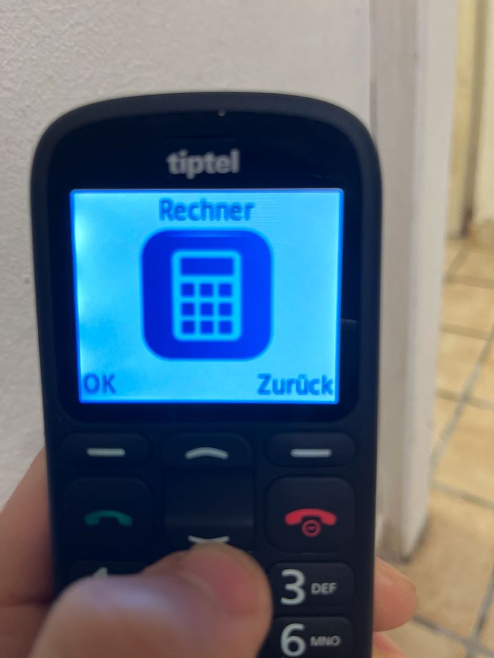 Tiptel Ergophone 6380 / Neuwertig/ Seniorenhandy / Telefon in Bad Lippspringe