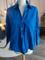 Zara Bluse Hemd Royalblau Gr. S Bayern - Veitsbronn Vorschau