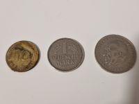 DM Münzen, 10 Pfennig 1950, 1 DM 1950, 2 DM 1969 Hessen - Riedstadt Vorschau