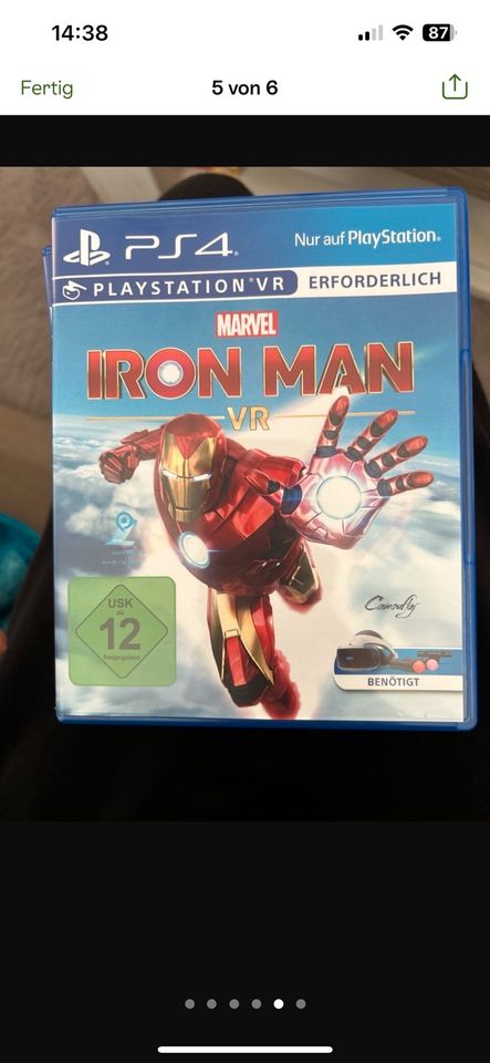 Ps4 PlayStation, VR Marvel Iron man ab 12 in Neuried Kr München