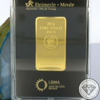 GOLD BARREN 20g 999er 24 Karat FEIN GOLD xxyy Dortmund - Innenstadt-Ost Vorschau