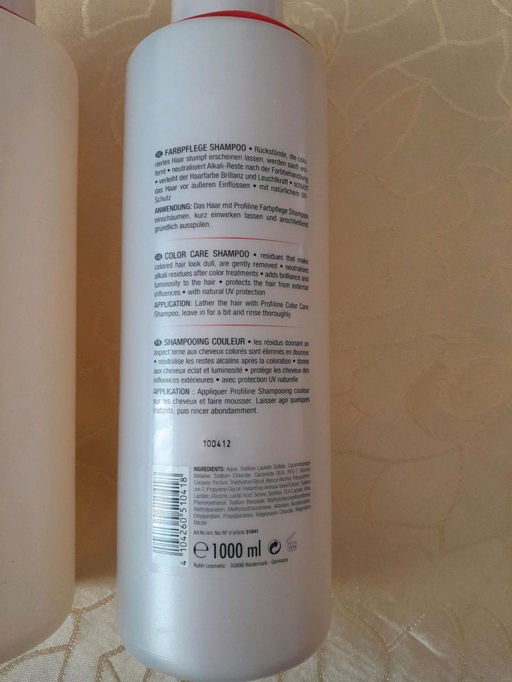 2 x Swiss O Pare Color Care Farbpflege Shampoo je 1000 ml in Delitzsch