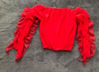 Netzbluse Flamenco Gothic Oberteil Netz Bluse rot neu GR. 36 Bayern - Hersbruck Vorschau