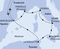 Kreuzfahrt MSC Grandiosa WESTLICHES MITTELMEER inkl. Flug Baden-Württemberg - Wertheim Vorschau