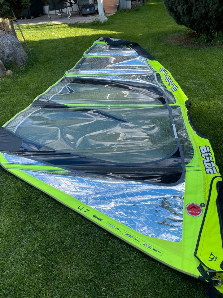 Severne Blade 4.7, TOP, Windsurfen, Windsurfsegel, Segel in Germering