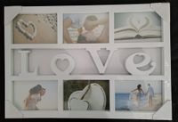 Collage Bilderrahmen "LOVE"  für 6 Fotos NEU!!  weiß 48x33 cm Bayern - Landshut Vorschau