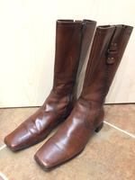 Stiefel Schuhe Gr 38 Leder Bama Damenstiefel braun Stiefeletten Sachsen-Anhalt - Halle Vorschau