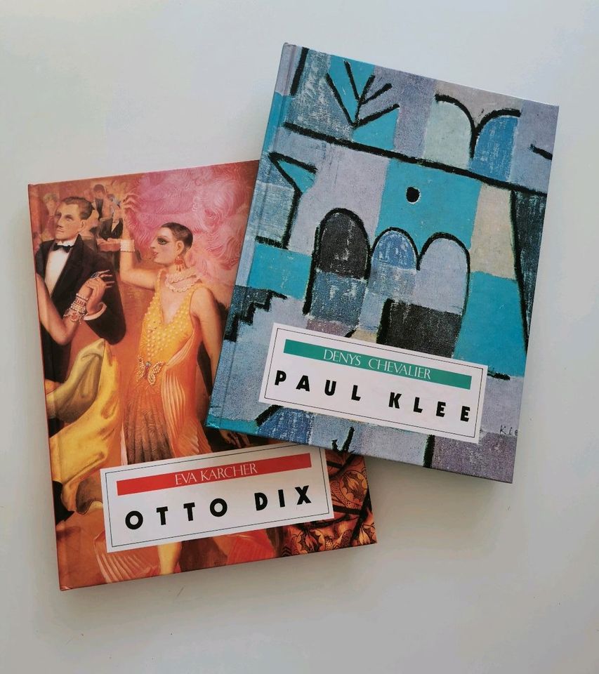 Kunstbücher Otto Dix und Paul Klee in Erdesbach